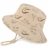 Flavizo Kids Sun Hat, Cartoon Dinosaur Print Baseball Cap, Cap For Baby Boy, Spring Summer Bucket Hat, Adjustable Caps For Kids