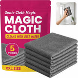 Magic Cleaning Cloth, 5 Pieces Microfiber Cleaning Cloth, StreakFree