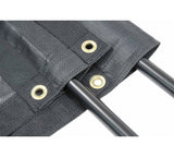 Mytee Products 5x14 Dump Truck Mesh Tarp with 5 Inch 18Oz Double Pocket & Grommets Vinyl Coated Dump Trailer Tarp to Prevent