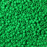 Bala&Fillic 6x9mm Green Pony Beads with Smooth Surface 1000pcs Crayon Color Craft Beads (Green)