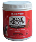 Dr. Kellyann Bone Broth Meal Topper for Dogs | Grass-Fed Beef Recipe | 3g Collagen | Supports Healthy Digestion & Joints | Shiny