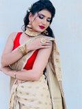 Sugathari Womens Banarasi Saree Pure Kanjivaram Silk Saree Soft New Ladies 2023 Design Wear Pattu Sarees Latest Cotton Party Sari Collections With Blouse Piece For Wedding Sadi (Sam Pari-105 Chicku)
