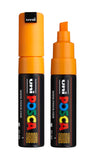 posca uni PC-8K Water-Based Paint Markers, Broad Tip (8mm), Bright Yellow, 2 Count