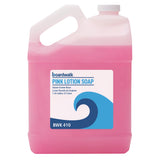 Boardwalk BWK 410 Mild Cleansing Lotion Soap, Pleasant Scent, 1 Gallon Bottle, Pink (Case of 4)