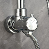 Pulse Showerspas 7001-Ch Riviera Shower System With 8 Rain Showerhead, 3 Body Sprays, 5-Function Hand Shower, Polished Chrome
