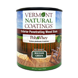 Vermont Natural Coatings PolyWhey Exterior Penetrating Stain - Balsam Green - Quart