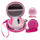 Xcivi Hard Carrying Case And Silicone Skin Shell Cover For Tamagotchi Pix Virtual Interactive Pet Game Machine (Pink) -Like New