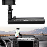 JOYTUTUS Aluminum Phone Holder Dash Mount Compatible with Ford F150 2021 2022 2023 2024 F-150, Cell Phone Holder Dash Mount for