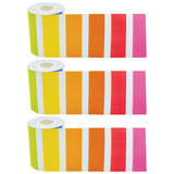 (3 PK) COLORFUL STRIPES ROLLED