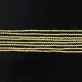 GemMartUSA Lemon Topaz Rondelle Beads, 13 Inch Bead Strand, 3-4mm, Faceted Genuine Gemstones, Strung DIY Jewelry Making Supplies