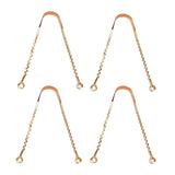 Nurpi Copper Zig Zag Design Tongue Cleaner For Bad Breath Pack Of 4