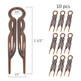 Good Hair Days Hair Pins - Plastic, U-shaped Magic Grip Hairpins, Strong Durable Pins For Fine, Thick & Long Hair, Hair Styling