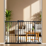 Vothco Baby Gates Extra Wide 48-53 Inch Large Baby Gate for Stairs Tension Pet Dog Gates Indoor for Doorways No Drilling Pressur