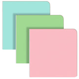 Ctosree 3 Pcs Square Watercolor Sketchbook 300 GSM Portable, Pastel Colors