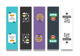 woopme Motivational Quotes Printed Magnetic Bookmark for Students Boys Girls Kids Book Lovers Readers Gift Magnetic Page Clips F