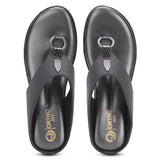 Ortho Joy Doctor Footwear For Women|| Fancy Footwear For Women || Orthopedic Women'S Fancy Slipper/Sandal For Women,Grey,6,B0D5V4QWQQ