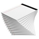 12 Pack Note Pads 4x6 Inch, White Mini Legal Pads, Small Writing Pads, Notepads of College Ruled Paper, Lined Paper Pads, Scratc