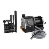 Giraffe Tools Vacuum Cleaner with 30 FT Retractable Hose, Grandstorm Wet Dry Wall Mounted Vacuum Cleaner with 6 Nozzles for Car