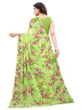 Satrani Womens Polyester Saree (1850St172_2041St576 Green||Light Blue)