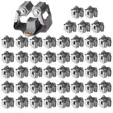 3-H 45 Pack Mop and Broom Holder Wall Mount Big Size Hanging 1 KG Extra,Broom Hanger Wall Mount for Hanging and Organizing Shove