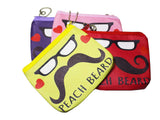 Brown Leaf Beautiful Printed Coin Pouch Best Birthday Return Gift Item for Kids (Set of 3)