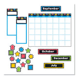 TREND enterprises, Inc. T-8392 Bold Strokes Wipe-Off Calendar Bulletin Board Set