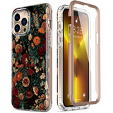 Esdot for iPhone 13 Pro Case with Built-in Screen Protector,Military Grade Rugged Cover with Fashionable Designs for Women Girls