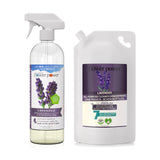 Natural Flower Power AllPurpose Cleaner Bundle Lavender | Spray Bottle + Refill (Makes 8 Bottles) PlantDerived, SulfateFr
