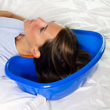 DMI Portable Shampoo Bowl for Bedside and Hair Washing, Hair Cuts and Coloring for the Elderly, Disabled, Bedridden and Handicap