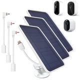 DIANMU Solar Panel for Arlo Essential 2K/2K XL (All 1st/2nd/3rd Gen) and Essential/XL Spotlight Cameras, Arlo Pro 2K (6th Gen),