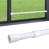 toresper 1 Pack Window Security Bars Adjustable Sliding Glass Door Lock Bars 15.7''-27.5'' Tension Rods 1.2'' Diameter Window Sa