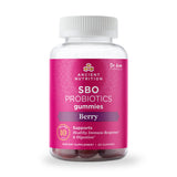 Ancient Nutrition Probiotics, SBO Probiotics Berry Gummies 10 Billion CFUs*/Serving, Healthy Digestive and Immune Response Suppo