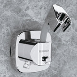 FERCOSEN 360 Swivel Shower Head Holder with Suction Cup | 10kg Load Capacity, Tool-Free Installation in Seconds | Removable and