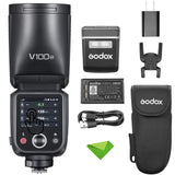 Godox V100 N V100-N 100Ws TTL Flash, 400 Full Power Flashes, 1.7s Recycle Time, 2.4G Wireless with External Flash, HSS Speedligh