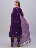 Anni Designer Women'S Rayon Blend Anarkali Printed Kurta With Pant & Dupatta (Berlin Begani-Nb_Xl_Begani_X-Large),Begani,XL,,,