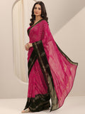 Libas Women12 Georgette Sarees (16260_Pink)