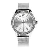 Horizent Women'S Watches Ladies Analog Quartz Wrist Watch With Stainless Steel Strap Stylish Crystal Diamonds For Women Girls(Si