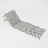 Sunnylife Reclining Beach Chair - The Vacay Olive. This Portable and Lightweight Beach Lounger Has a Premium Quilted Fold Out Ma
