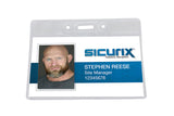 SICURIX Badge Holder Horizontal 50/pack (67815)