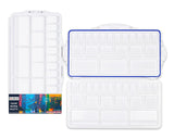 Liquidraw 42 Well Paint Palette Air Tight Watercolor Paint Tray Palette Large Folding Empty Tray Pallet Mixing Painting Palette
