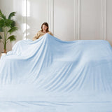 COOVA Oversized King Fleece Blanket 120x120 inches, Soft Cozy Warm Giant Extra Large 10'x10' Blanket for Bed, Sofa, Couch,Travel