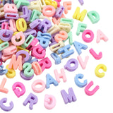 Ipotkitt 400 pcs Random Resin Letter Beads Letters A-Z Alphabet Spacer Beads for DIY Crafts Jewelry Bracelet Necklace Earrings K