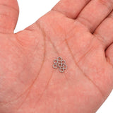 THREENEST 1000PCS 4mm 0.8mm Thickness 20 Gauge Stainless Steel Jump Rings, Unwelded Metal Round O Rings for Necklace Bracelet Ke