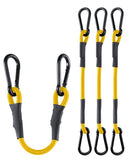 8 Pack 18 Inch Heavy Duty Bungee Cords with Carabiner Hooks, 190 lbs Max Strength Bungee Straps for Cargo, Bike, Cart, Roof Rack