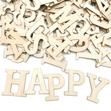 Wooden Letters for Crafts, 4 Inch Unfinished Capital Wooden Alphabet Letters&Numbers Wood Letters for DIY Painting Arts Home Dec