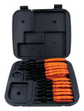 Lang Tools (3495) 12Piece Fixed Tip Combination Internal/External Snap Ring Pliers Set