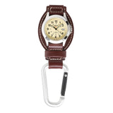 Dakota Leather Field Clip, Clip Watch, Leather Fob Strap, Lightweight Dress Watch, Outdoor Gifts for Men and Women, Use for Fish