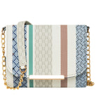 Adisa Women Girls Stripes Cross Body Sling Bag (Sl5100-Grn_Green),Green-Blue,,B0BD5ZYCKL