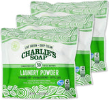 Charlies Soap Unscented Laundry Powder 50 Loads (Three 50Load Bags, 150 Total Loads)