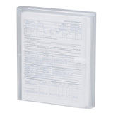 Smead Poly Envelopes, Letter Size, Side Opening, Clear, Pack of 5